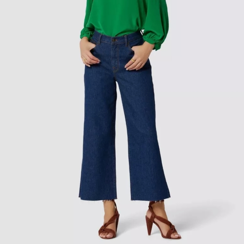 Joie Isabelle Wide Leg raw edge jeans in Wilshire sz 31 style# N0002D8009J
